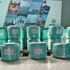 Cabos Sintético EUROSTEEL verde com 3 pernas Torcidas