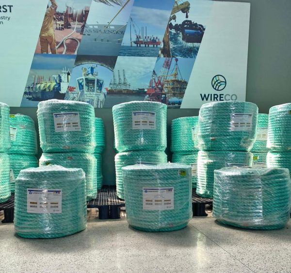 Cabos Sintético EUROSTEEL verde com 3 pernas Torcidas