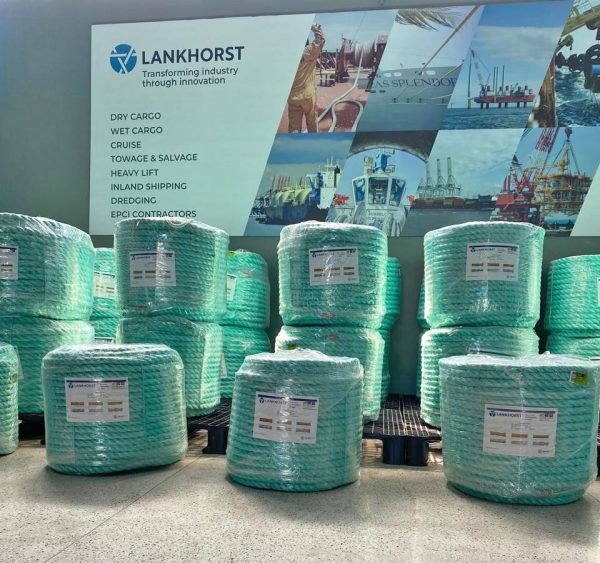 Cabos Sintético EUROSTEEL verde com 3 pernas Torcidas - Imagem 2